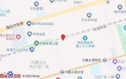 新城区北垣东街北垣吧街甲4-5号都爱动物医院位置示意图