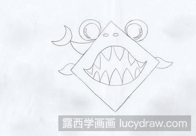 简笔画教程：教你画鲨鱼