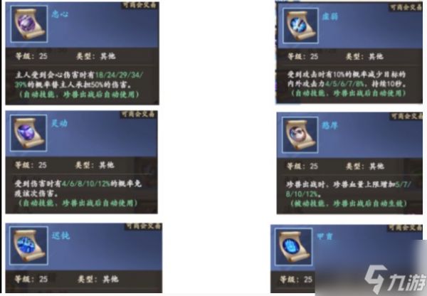 新天龙八部珍兽技能有哪些 新天龙八部珍兽技能介绍一览