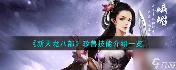 新天龙八部珍兽技能有哪些 新天龙八部珍兽技能介绍一览