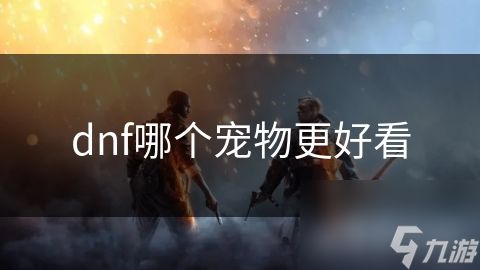 dnf哪个宠物更好看