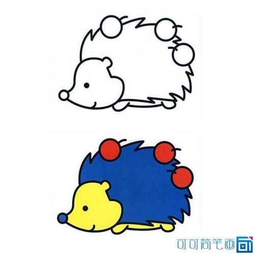 动物头像彩色简笔画集