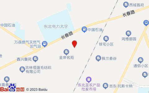 吉林市萌宠达宠物托运位置示意图