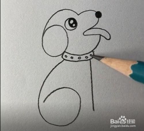 太可爱了儿童简笔画动物小狗 可爱的小狗简笔画儿童简笔画可爱的小狗