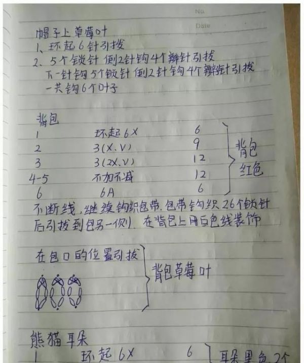 亲手做的玩偶省钱又好看，几团毛线就搞定。钩针图解