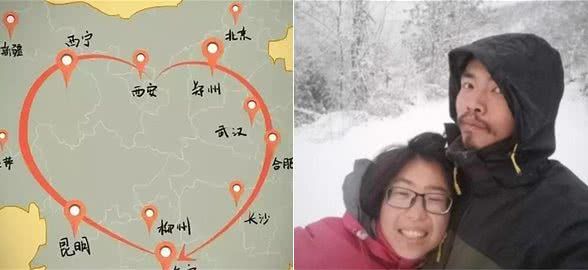 牵着狗拉着身患绝症的女友走遍中国,感人至深