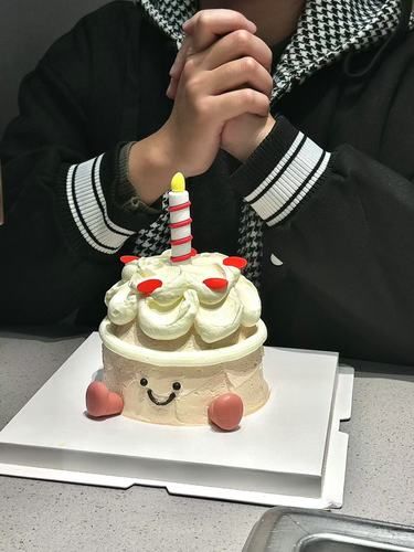 给男朋友订的jellycat生日蛋糕