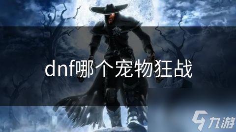 dnf哪个宠物狂战