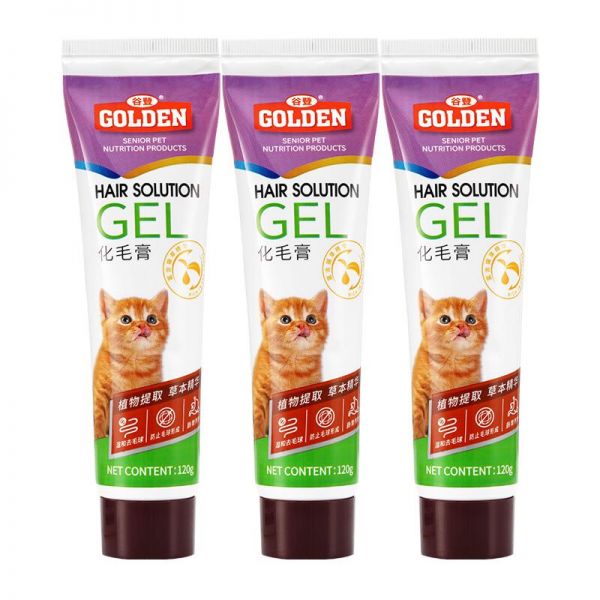 88VIP：GOLDEN 谷登 猫咪化毛膏120g*3支