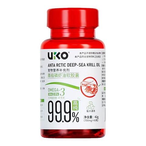 油宠物 非鱼油 狗狗 美毛掉毛 omega3猫 用犬用猫咪 UIKO南极磷虾