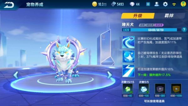 qq飞车宠物要多少宠物能量