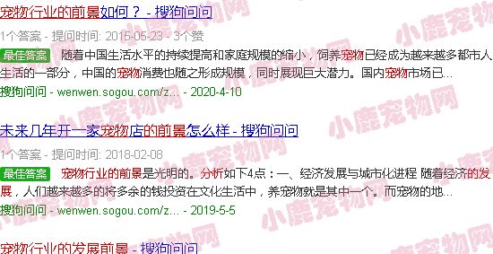 宠物行业的发展前景分析