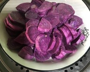 香甜燕麦紫薯饼(宠物零食)的做法步骤 第3步