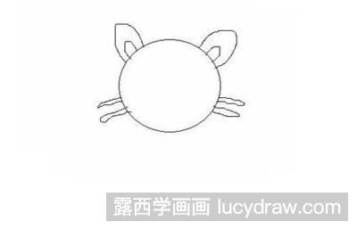 简笔画教程：教你画人形小猫咪