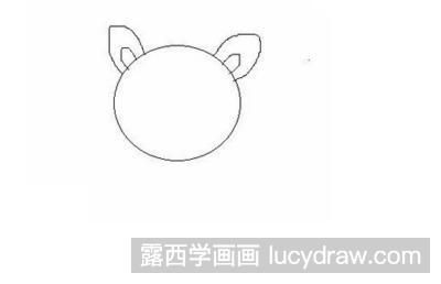 简笔画教程：教你画人形小猫咪