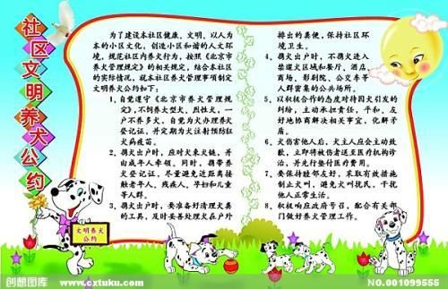 关于文明养犬的手抄报 关于文明的手抄报