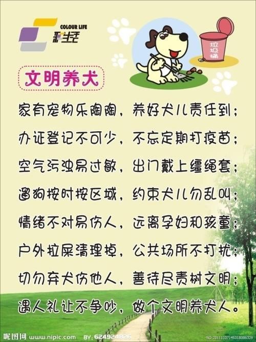 关于文明养犬的手抄报 关于文明的手抄报