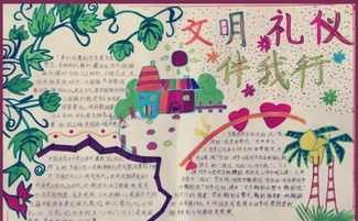 狗文明养狗的手抄报 文明手抄报
