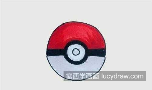 可爱精灵球的简笔画带步骤画法 卡通精灵球简笔画图片大全