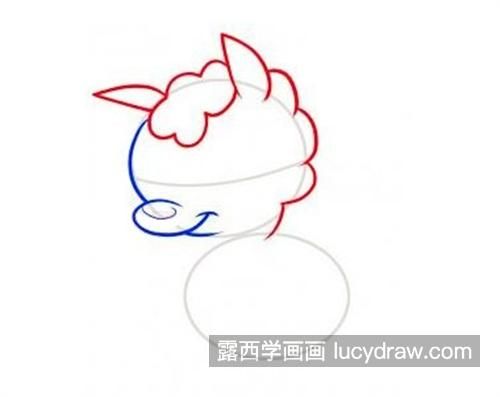 优雅可爱的小绵羊简笔画怎么画 简单的小绵羊绘制教程