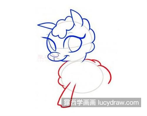 优雅可爱的小绵羊简笔画怎么画 简单的小绵羊绘制教程