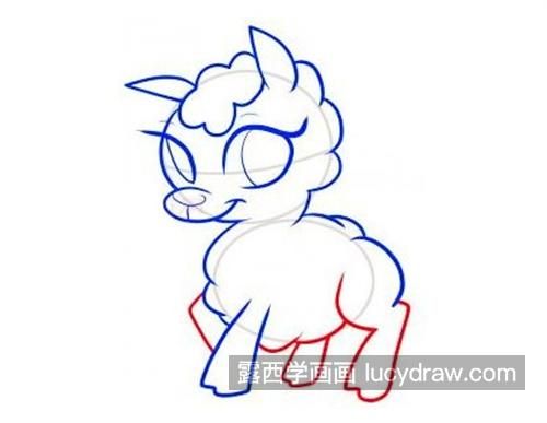 优雅可爱的小绵羊简笔画怎么画 简单的小绵羊绘制教程