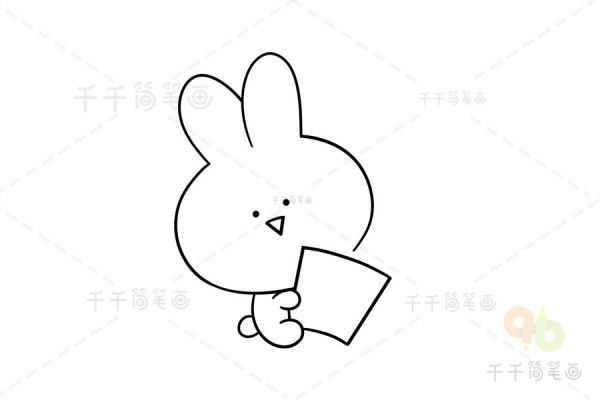 简单画兔子简笔画_兔子简笔画