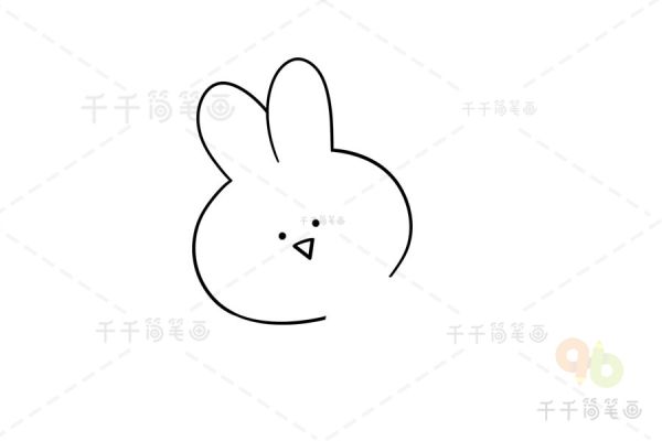 简单画兔子简笔画_兔子简笔画