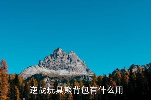  逆战玩具熊背包有什么用