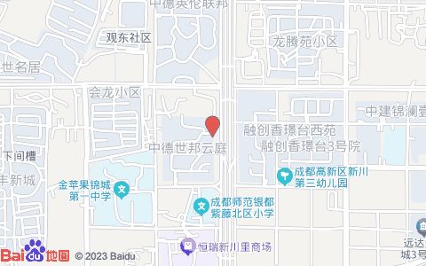 瑞派华茜宠物医院梓州院区位置示意图