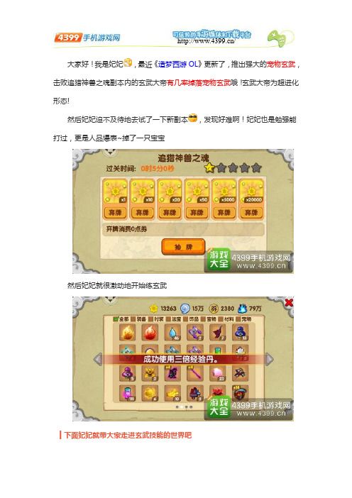 造梦西游OL玄武怎么样 玄武解析