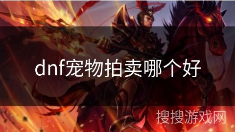 dnf宠物拍卖哪个好
