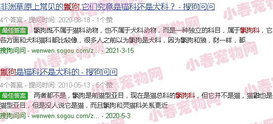 鬣狗科