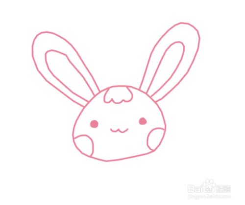 卡通小兔子简笔画画法