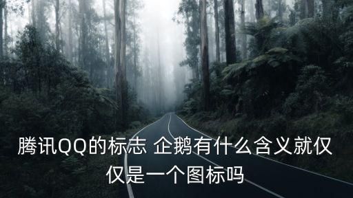 腾讯QQ的标志 企鹅有什么含义就仅仅是一个图标吗