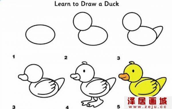 简笔画技巧小动物简笔画教程