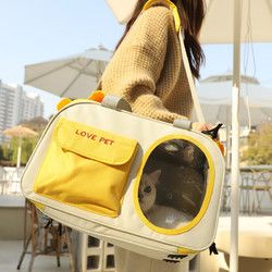 华元宠具（hoopet）猫包外出便携猫咪携带猫笼手提式车载包大容量双肩宠物背包
