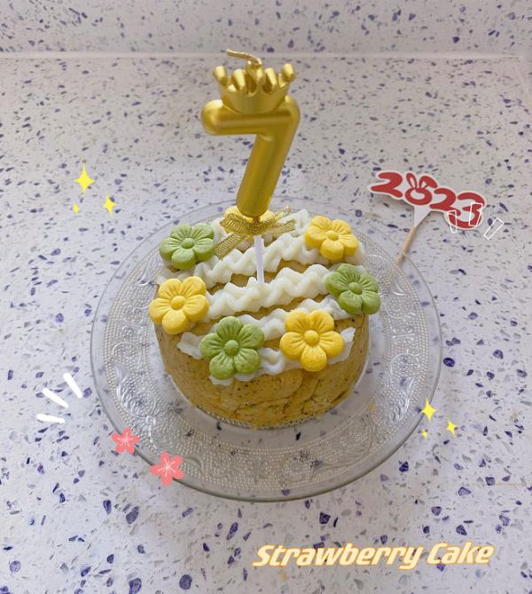 自制狗狗4寸生日蛋糕有手就会做的做法
