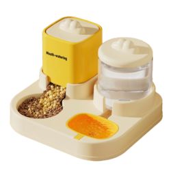 hipidog 嬉皮狗 包邮宠物猫碗狗狗碗自动饮水喂食器猫盆狗食盆双碗喝水一体粮碗