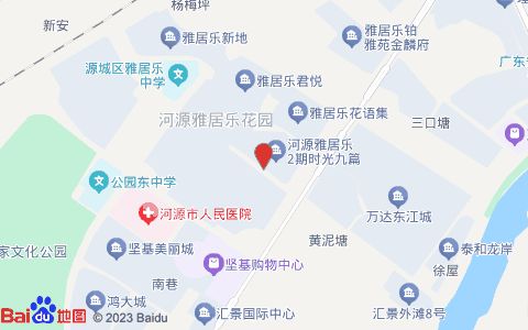 卡豆宠物店(雅居乐店)位置示意图