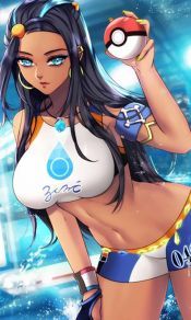 宝可梦美女,神奇宝贝道馆馆主露璃娜Nessa高清1080手机壁纸图片集(4)