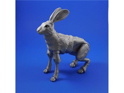 传说中的兔子(3D打印球状连接玩偶)