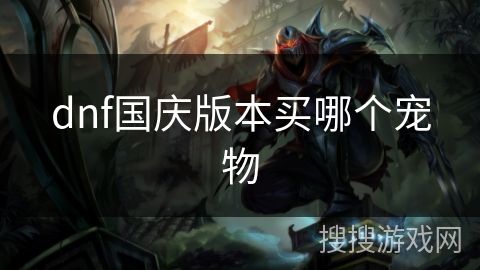 dnf国庆版本买哪个宠物