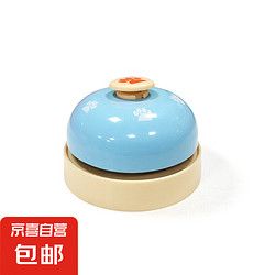猫狗训练器宠物脚印按铃泰迪狗按铃器叫餐铃狗狗智力玩具铃 1宠物铃铛-脚印蓝色-1个装 无规格