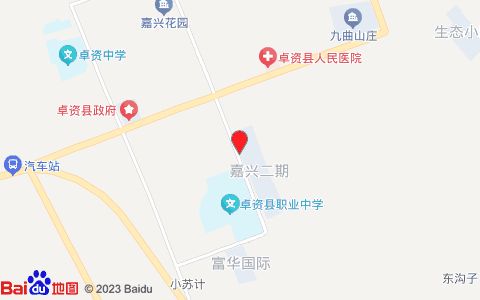 圣宠宠物店(乌兰察布卓资店)位置示意图