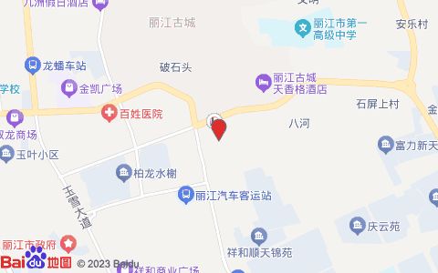 毛孩子宠物店位置示意图