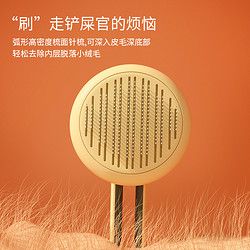 petshy 百宠千爱 宠物猫咪毛梳子