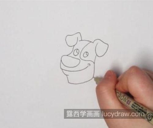 可爱又漂亮小狗简笔画教学 简单又好看小狗简笔画教程