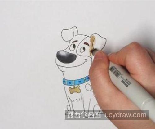 可爱又漂亮小狗简笔画教学 简单又好看小狗简笔画教程