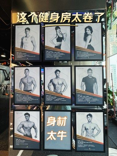 这里的教练人均八块腹肌